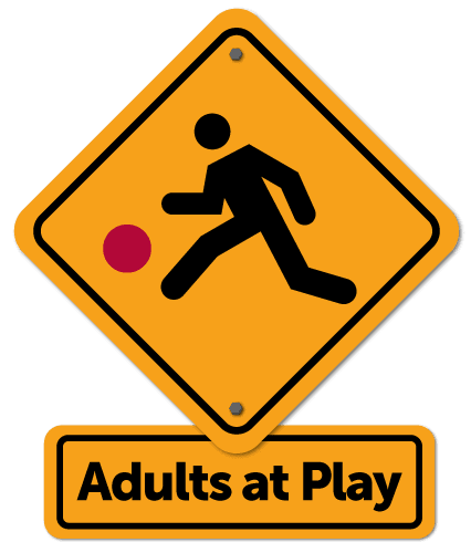 Adults at Play sign image