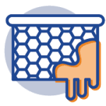 Wild Honey Box Honey, Honey Frame (frame with dripping honey off of it) Icon